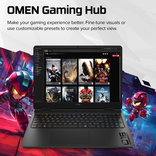 HyperX OMEN 16 165Hz 2.5K OLED Gaming Laptop - AMD Ryzen 9 8940HX (2025) - 24GB Memory - NVIDIA GeForce RTX 5070 - 1TB SSD - Shadow Black BUY ONLINE