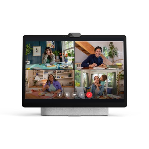  Meta - Portal Plus - Smart Video Calling 14” Touch Screen with Stereo Speakers - Light Grey