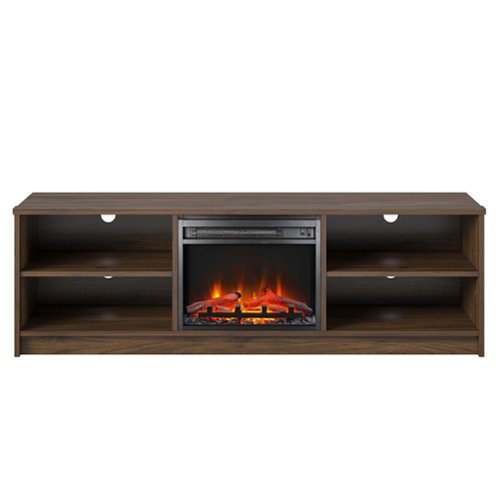 Noble 65” TV Stand with Electric Fireplace-Front_Standard 