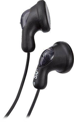 JVC - Gumy Earbud Headphones - Black