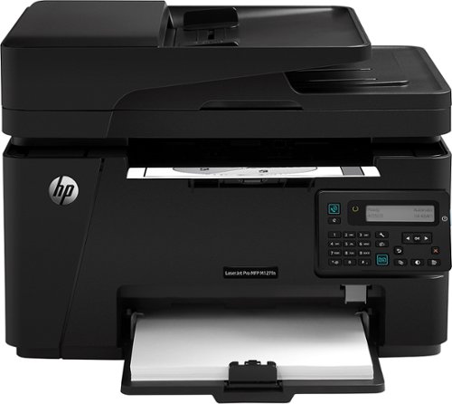  HP - LaserJet Pro MFP M127fn Black-and-White All-in-One Laser Printer - Black