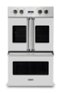 Viking - 30" 7 Series French Door Double Built-In Electric Thermal Convection Oven - Stainless Steel-Front_Standard
