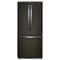 Whirlpool - 20 Cu. Ft. Wide French Door Refrigerator - Stainless Steel - Black Stainless Steel-Front_Standard