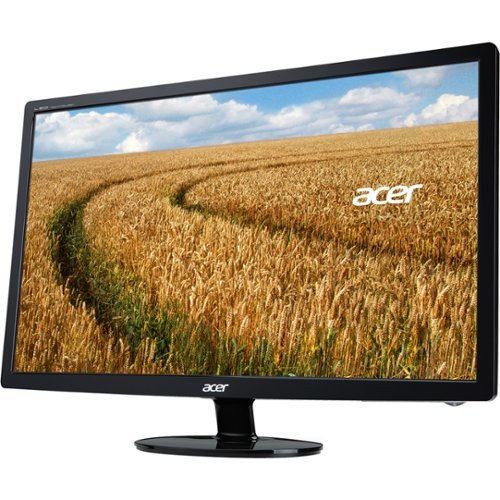 Acer - 24" LCD HD Monitor - Black-Left_Standard 