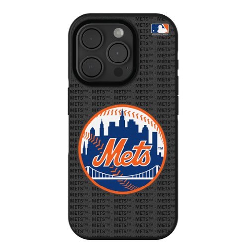 Keyscaper - MLB - New York Mets - iPhone Text Backdrop Design Bump Case - 16 Pro Max - Multicolor-Front_Standard 