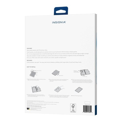 Insignia™ Glass Screen Protector for iPad Air 13 (M2) and iPad Pro 13 (M4) - Clear BUY IN EUROPE