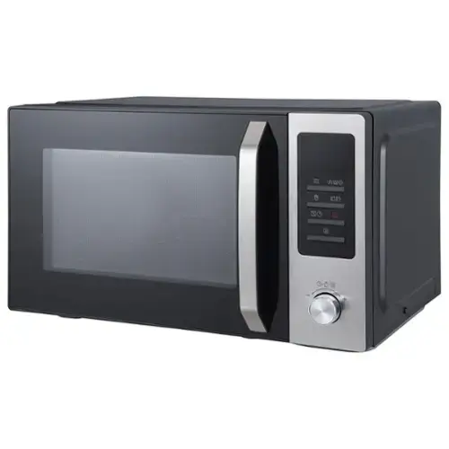 Front. Magic Chef - Magic Chef 1.0 Cubic Feet Stainless Countertop Microwave with Air Fryer, Black - Black.