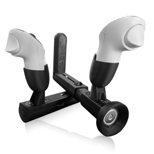 The Asset VR Gun Stock SBS Edition | Compatible with Meta Quest by Olen VR - Onyx-Front_Standard 