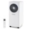 Costway - 10000 BTU Portable Air Conditioner 3-in-1 Floor AC Unit with Fan & Dehumidifier - White-Front_Standard
