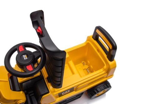 Best Rideon Cars CAT Excavator Foot to Floor - Yellow BUY IN EUROPE