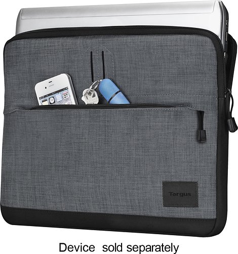 Targus Strata Laptop Sleeve for 15.6 Laptop - Gray WORLDWIDE DELIVERY