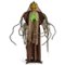 Costway - 5.75ft Halloween Animatronics Decoration Talking Ghost Pumpkin - Brown-Front_Standard