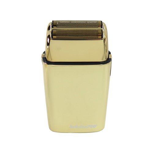 Babyliss - Pro Foil FX02 FXFS2G Cord / Cordless Metal Double Foil Shaver - Gold-Front_Standard 