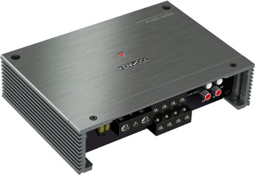 Kenwood - KAC-334 Class D Bridgeable Multichannel Amplifier with Variable Crossovers - Silver