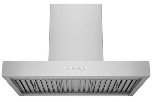 Hauslane - 30 inches - Convertible - Wall Range Hood - Silver-Front_Standard 