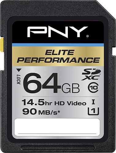  PNY - Elite Performance 64GB SDXC Memory Card