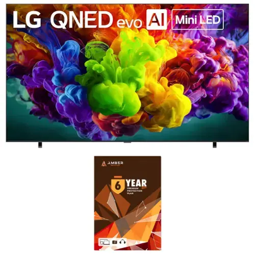 LG QNED evo AI Mini LED AMBER | 6 YEAR PREMIUM PROTECTION PLAN