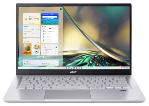 Acer - Swift 3- 14" FHD IPS Widescreen LED Laptop- Intel Core i7- Intel Iris Xe Graphics- 8GB LPDDR4X-512GB NVMe SSD-Front_Standard 