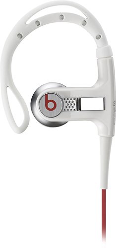  Beats - PowerBeats Clip-On Earbud Headphones - White