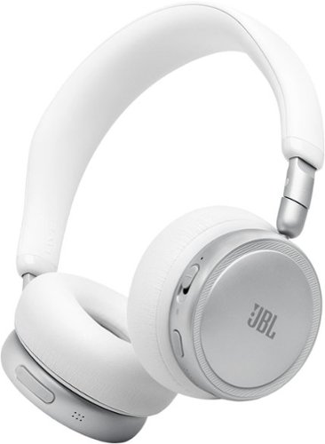JBL - Live 680NC On Ear Noise Cancelling Wireless Headphones - White