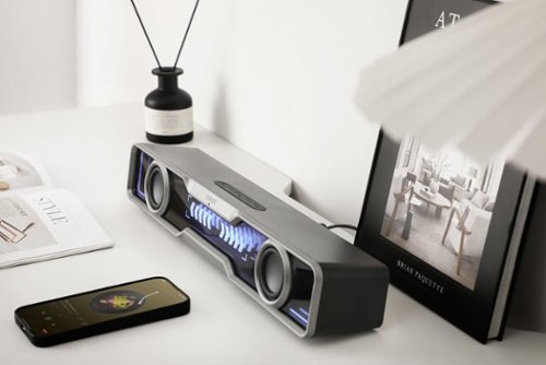 Edifier QS30 2.0 Bluetooth Gaming Soundbar with Halo Lighting (1-Piece) - Black BUY IN EUROPE