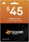 Boost Mobile - $45 Re-Boost Prepaid Phone Card-Front_Standard