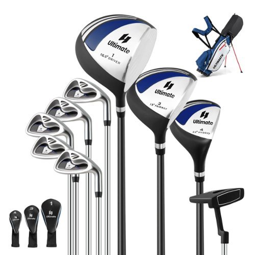 Costway Men's Complete Golf Clubs Package Set 10 Pieces