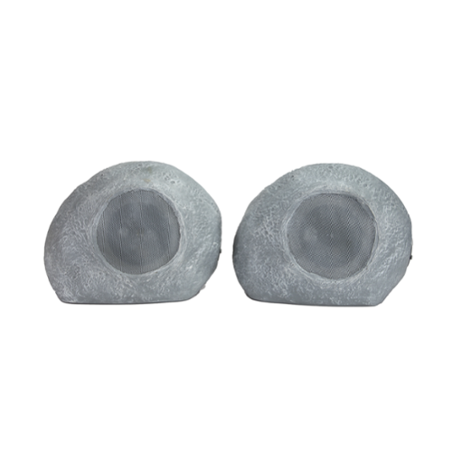 Emerson - ERS-2000 Mini Pebbles Bluetooth Waterproof Rock Speakers - Gray-Front_Standard 