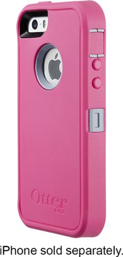  OtterBox - Defender Series Case for Apple® iPhone® SE, 5s and 5 - Wild Orchid