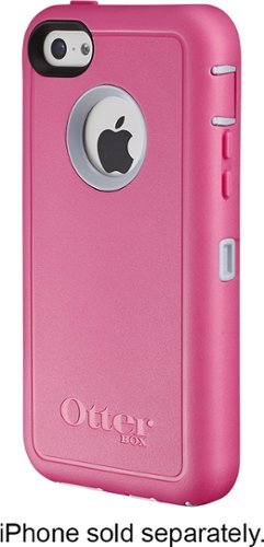  Otterbox - Defender Series Case and Holster for Apple® iPhone® 5c - Powder Gray/Pink
