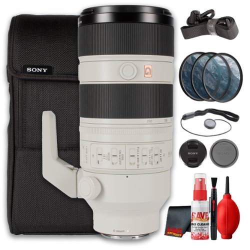 Sony FE 70 200mm f/2.8 GM OSS II Lens (SEL70200GM2) + Filter Kit +