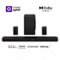 Ultimea - Skywave F40 Boom 5.1.2ch Sound Bar with Dolby Atmos, Surround Sound System for Home Theater, 460W - Black-Front_Standard