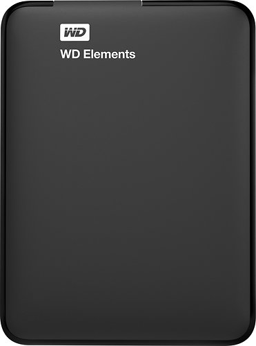  WD - Elements 2 TB External Hard Drive - Black