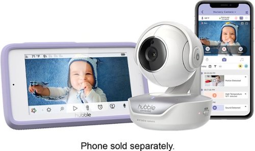 Hubble Connected Nursery Pal Deluxe 5 Smart HD Wi-Fi Video Baby Monitor - White BUY IN DUBAI