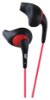 JVC - Gumy Wired Earbud Headphones - Black-Front_Standard