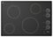 Whirlpool - 30" Built-In Electric Cooktop - Black-Front_Standard