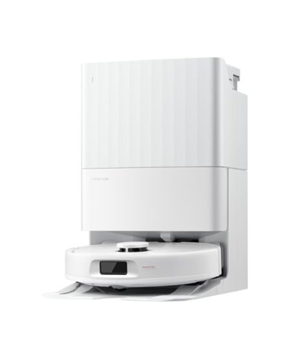 Roborock - QR 798 Robot Vacuum & Mop,Multifunctional Dock,10,000 Pa Suction,Anti-Tangle Brush.Self-Emptying-Upgraded from Qrevo Pro - White-Front_Standard 