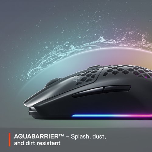 SteelSeries Aerox 3 Super Light Honeycomb Wireless RGB Optical Gaming Mouse - Wireless - Onyx WORLDWIDE DELIVERY