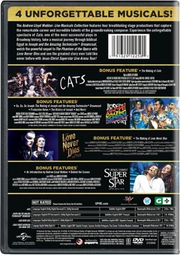 Andrew Lloyd Webber Live Musicals Collection (DVD Set) [DVD