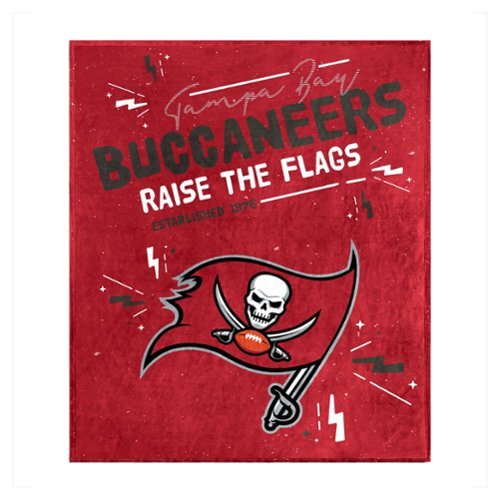 Logo Brands - Tampa Bay Buccaneers 60" x 70" Plush Throw Blanket - Multicolor-Front_Standard 