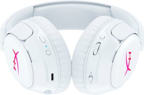 HyperX Cloud Flight 2 Wireless Gaming Headset for PC, PS5, PS4, Nintendo Switch, Mac, Mobile, and Bluetooth - White BUY IN SINGAPORE