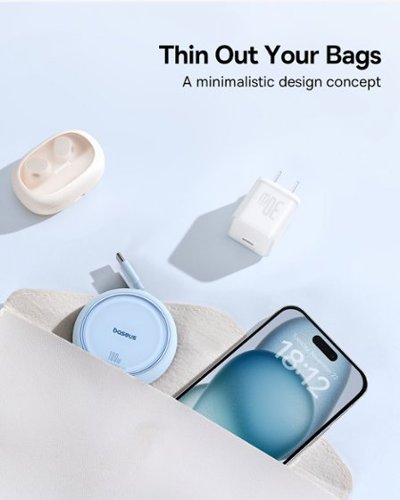 Baseus Free2Pull Mini 100W Retractable USB C Cable Fast Charging for iPhone 16 and Samsung 3.3ft Blue - Blue SHOP ONLINE