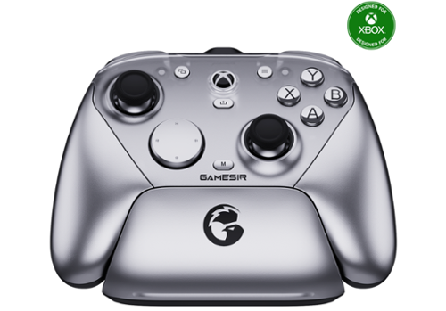 GameSir - G7 Pro Controller for Xbox Series X|S|One, PC, Android, TMR Sticks, Hall Effect Triggers, 1000Hz Polling Rate,Audio Jack - Metallic Silver