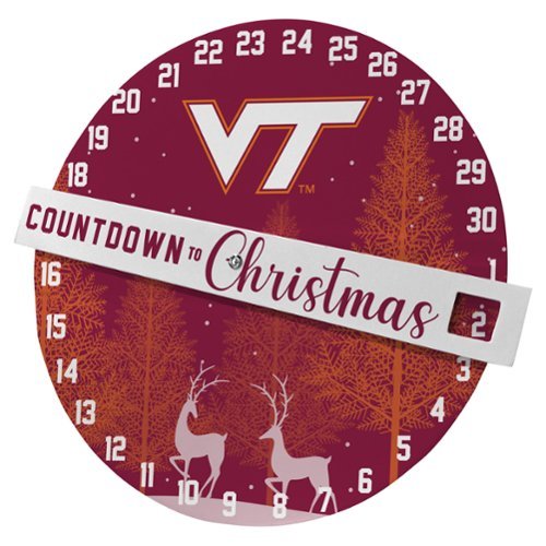 Pegasus - Virginia Tech Hokies Countdown to Christmas Wall Sign - Multicolor-Front_Standard 