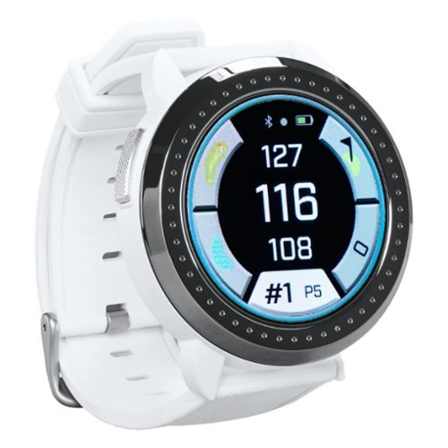 Bushnell - Golf iON Elite Golf GPS Smartwatch | 38,000 Courses, Slope Compensation, Color Touchscreen, Distance Calculator - White - (2025)-Front_Standard 