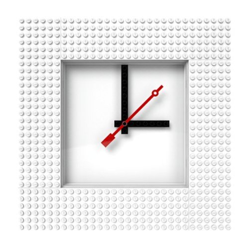 Santoki - LEGO Time by IQHK Wall Clock 6x24 White