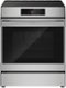 Bosch - 500 Series 30 in. Wide 5.8 Cu. Ft. Slide-In Electric Induction Range with Convection, Steam cleaning and 4 Elements - Stainless Steel-Front_Standard