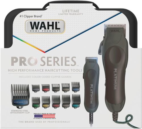 Wahl Pro Series High Performance Ultra Power Heavy Duty Corded Haircutting Combo Kit w/ Color Coded Guards – 79804-100 - Black SHOP ONLINE