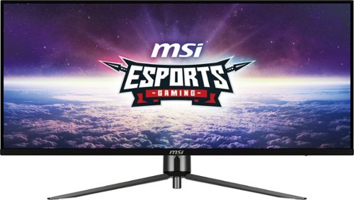 MSI - MAG401QR 40" Ultrawide QHD 155Hz 1ms FreeSync Premium Gaming Monitor(DisplayPort, HDMI,USB, Type C) - Black-Front_Standard
