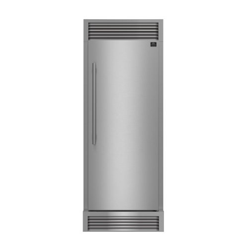 Forno Appliances - Maderno 13.6 Cu. Ft. Built-In Upright Convertible Freezer with Decorative Trim and Right Swing Door - Stainless Steel